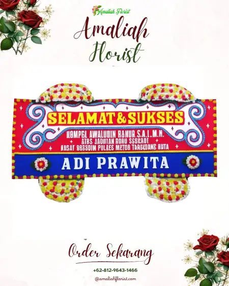 Papan Bunga Ucapan Selamat PRINGSEWU