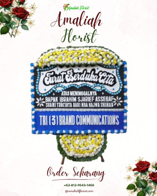 Papan Bunga Duka di PRINGSEWU