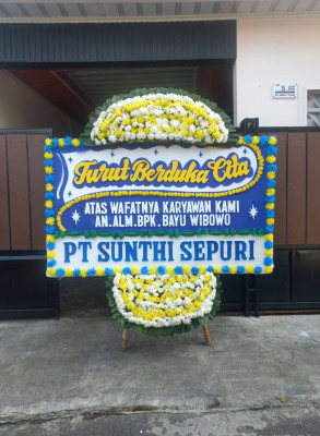 Papan Bunga Duka di PRINGSEWU